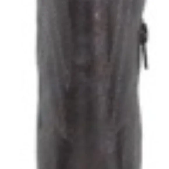 Jellypop Women's Festival Western Tall Boots Cowgirl Gunmetal Metallic Size 7.5 - Picture 4 of 5